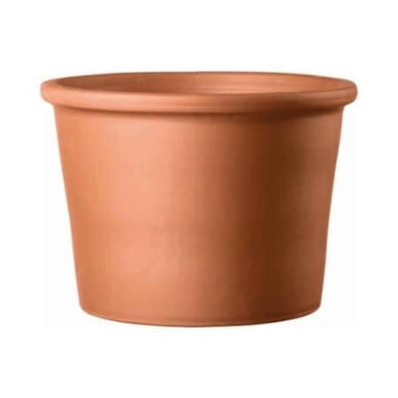 Deroma 5.5 x 4.3 in. Terracotta Clay Round Cylinder Planter, Red 225909